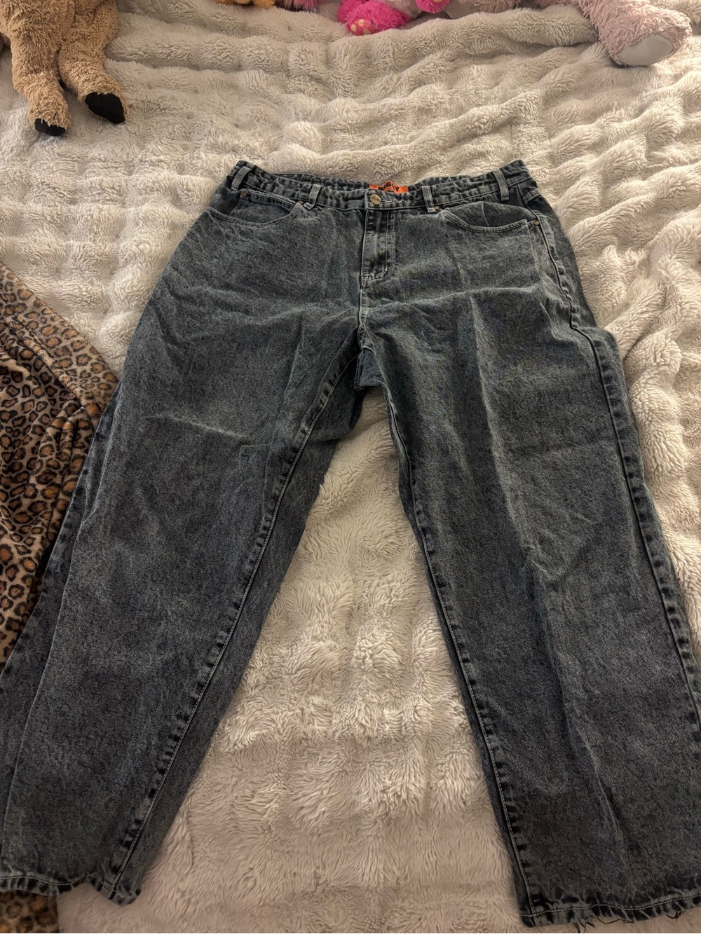 Butter Men's Relaxed Washed Black Jeans